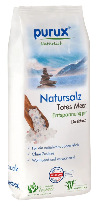 Totes Meer Salz Badesalz 6 x 850 g Direktsalz naturbelassen