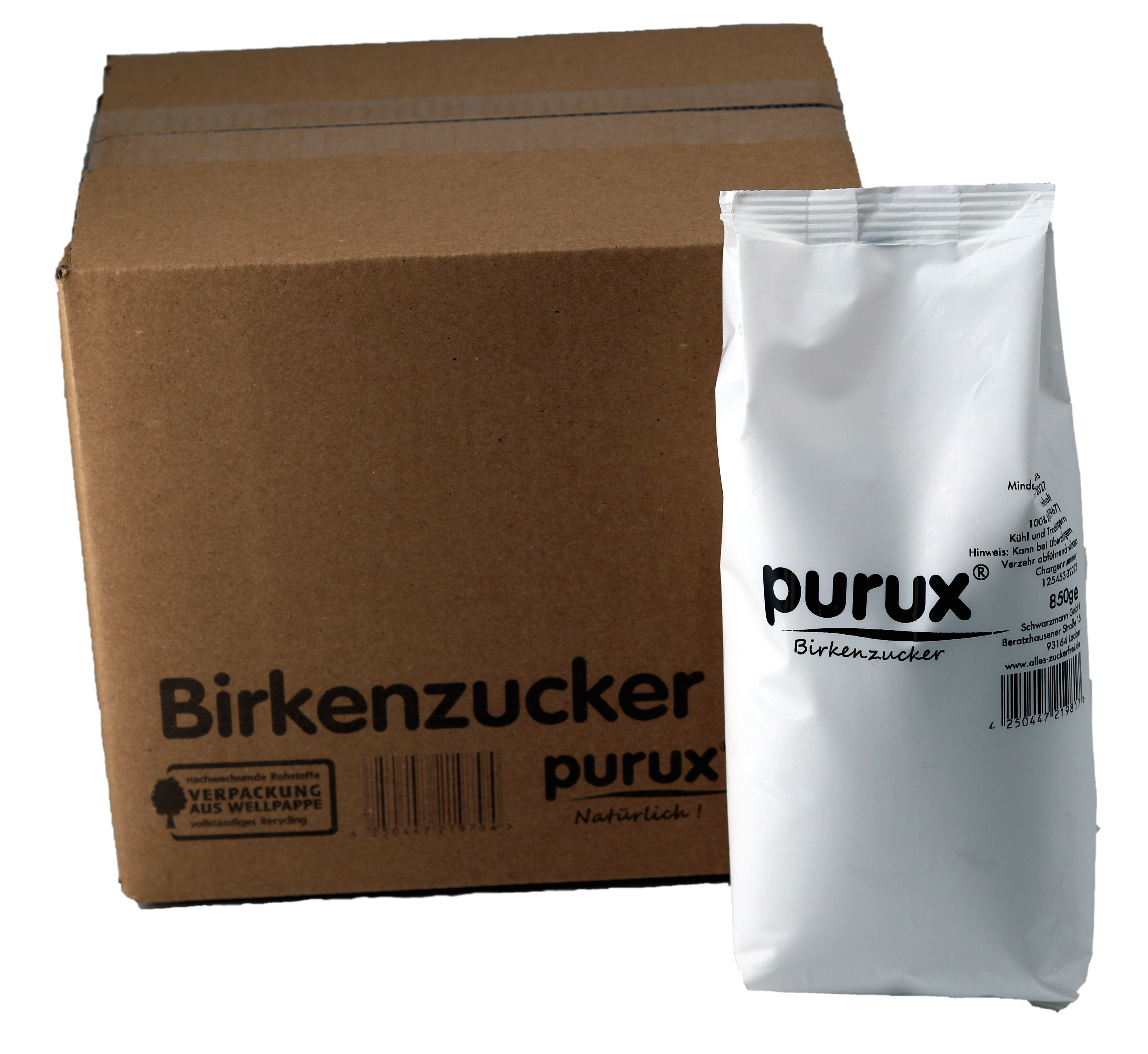 purux Birkenzucker – Xylit Xylitol Zuckerfrei Zucker Alternative 5 Kg plus 100g